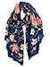 GERINLY Scarf Wrap - Ladies Fashion Oblong Scarves Evening Primrose Flowers Shawls