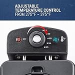 Elite Gourmet EDF2100 Electric Immersion Deep Fryer Removable Basket Adjustable Temperature, Lid with Viewing Window and Odor Free Filter, 2 Quart / 8.2 cup - Image 3