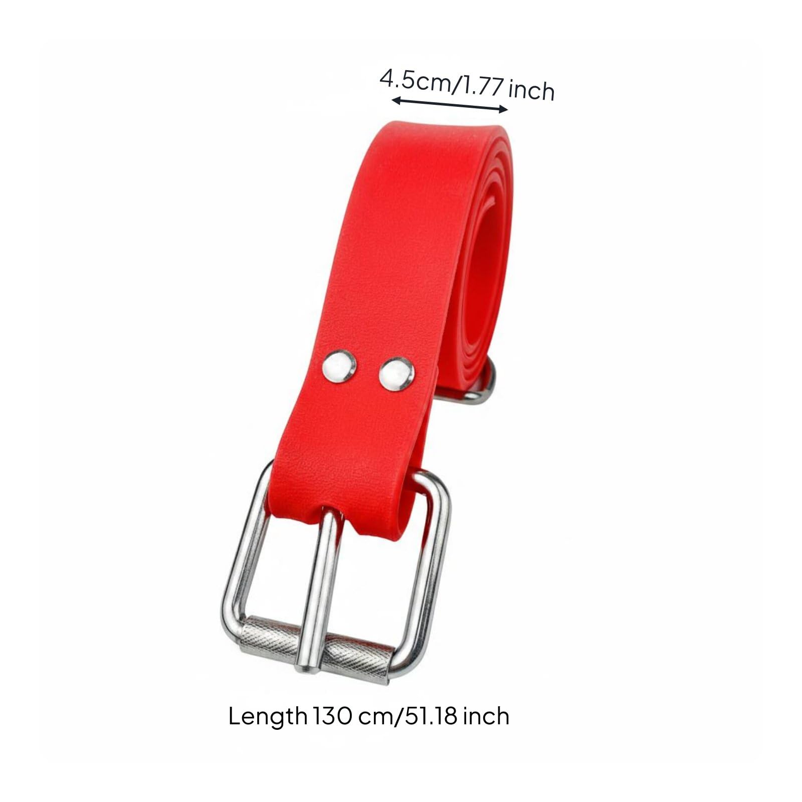 Milageto Ceinture Poids Silicone Résistante à l'eau Salée Ceinture Plongée Libre pour Apnéistes, Apnée, Mer