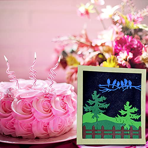 WUYUZI Corte de Metal de Natal Morre Xmas Tree Bird Shape Cutting Die para DIY Cartão de Scrapbookin