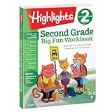 Second Grade Big Fun Workbook: Second Grade Curriculum Workbook for Kids, Practice Math, Reading, Writing, Spelling, Science and More