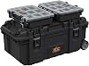 Keter ROC Pro Gear Heavy Duty Tool Storage Rolling Mobile Toolbox 28 inch Black/Grey