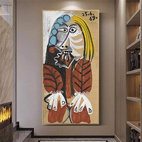 Peintures Pablo Picasso affiche d'art sur toile haut de gamme format 60x120 cm