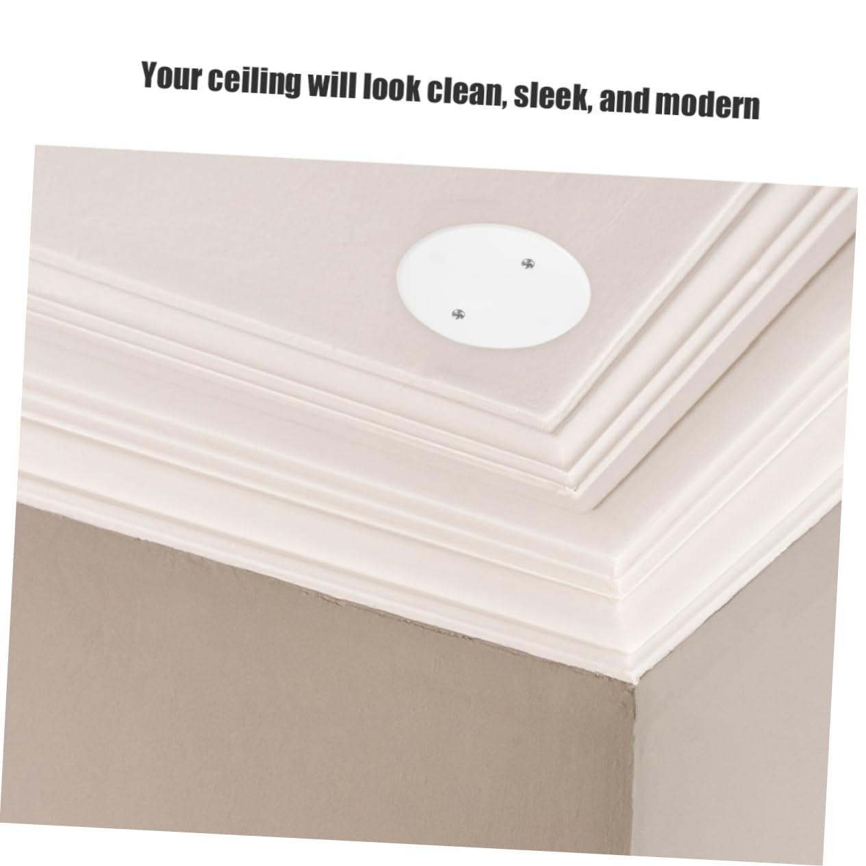 Outanaya 60pcs Wire White Panel Outlet Ceiling Cover Blank Outlet Cover Ceiling Cable Cover Weatherproof Wall Protector Cover Outlet Receptacle Protector Outlet Covers Wall Hole Cover Pp