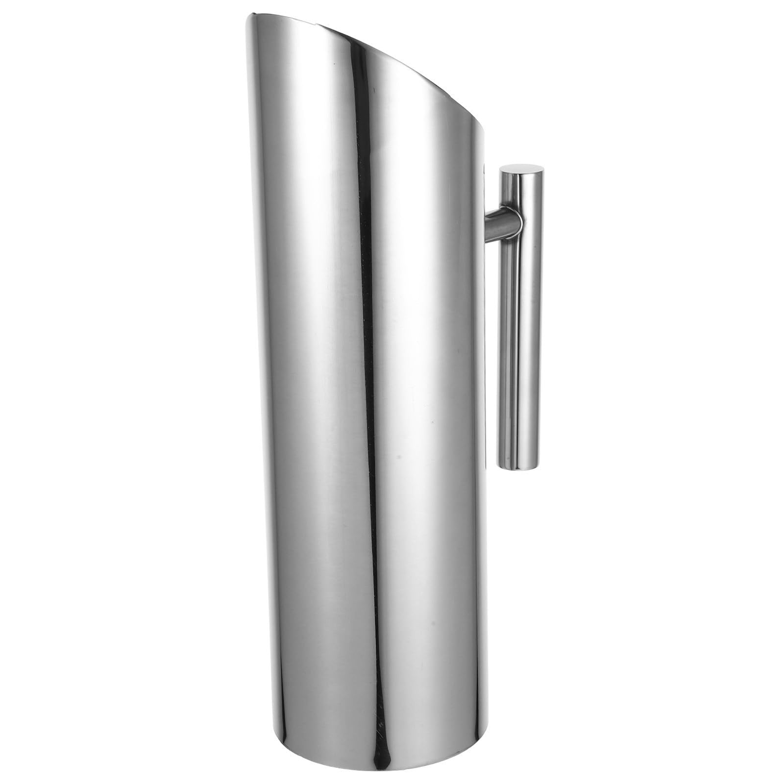 VOSAREA Pichet Boissons Froides en Acier Inoxydable à Eau 1,5l Poignée Ergonomique et Droit pour Restaurant