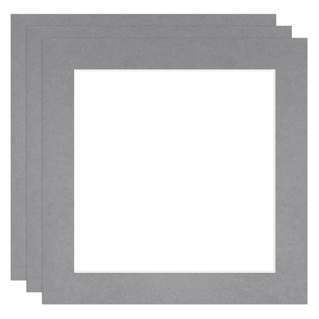 Procut Global 40x40cm Mid Grey Picture Mounts - Fits 30x30cm Photo Size — image 1