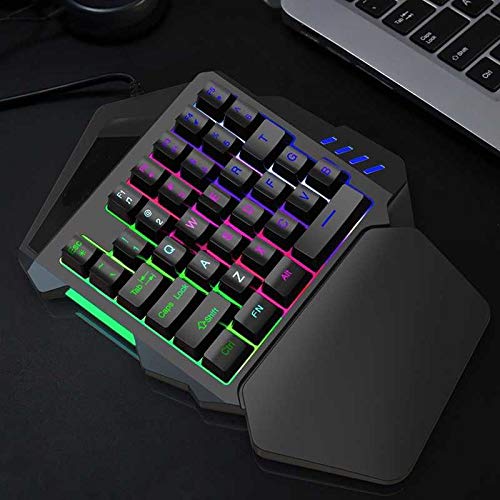 Teclado Gamer One-Hand 35 Teclas RGB miniatura 2