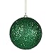 Vickerman 350461-6 Green Sequin Ball Christmas Tree Ornament (4 pack) (N591504DQ)