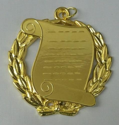 Masonic Grand Orator Collar Jewel in Gold Tone