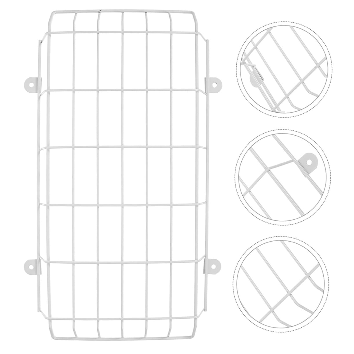 TINEASUR Exit Sign Guard Wire Guard for Emergency Light Metal Protective Cover Wall Mount