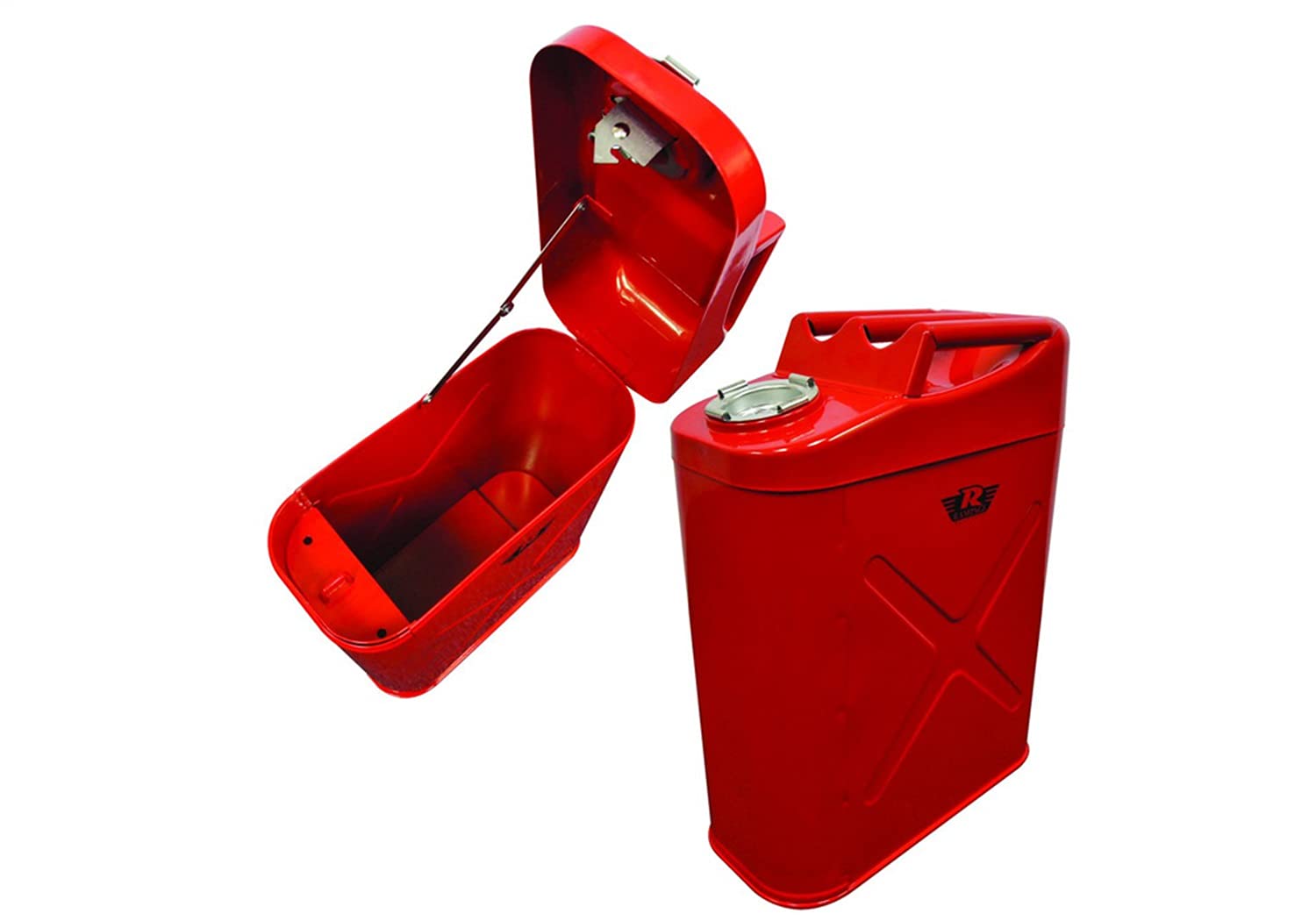 RAMPAGE PRODUCTS Trail Can Storage Box | Red, Fits 5-Gallon Metal Gas Can Mounts | 86622 | Universal Fit