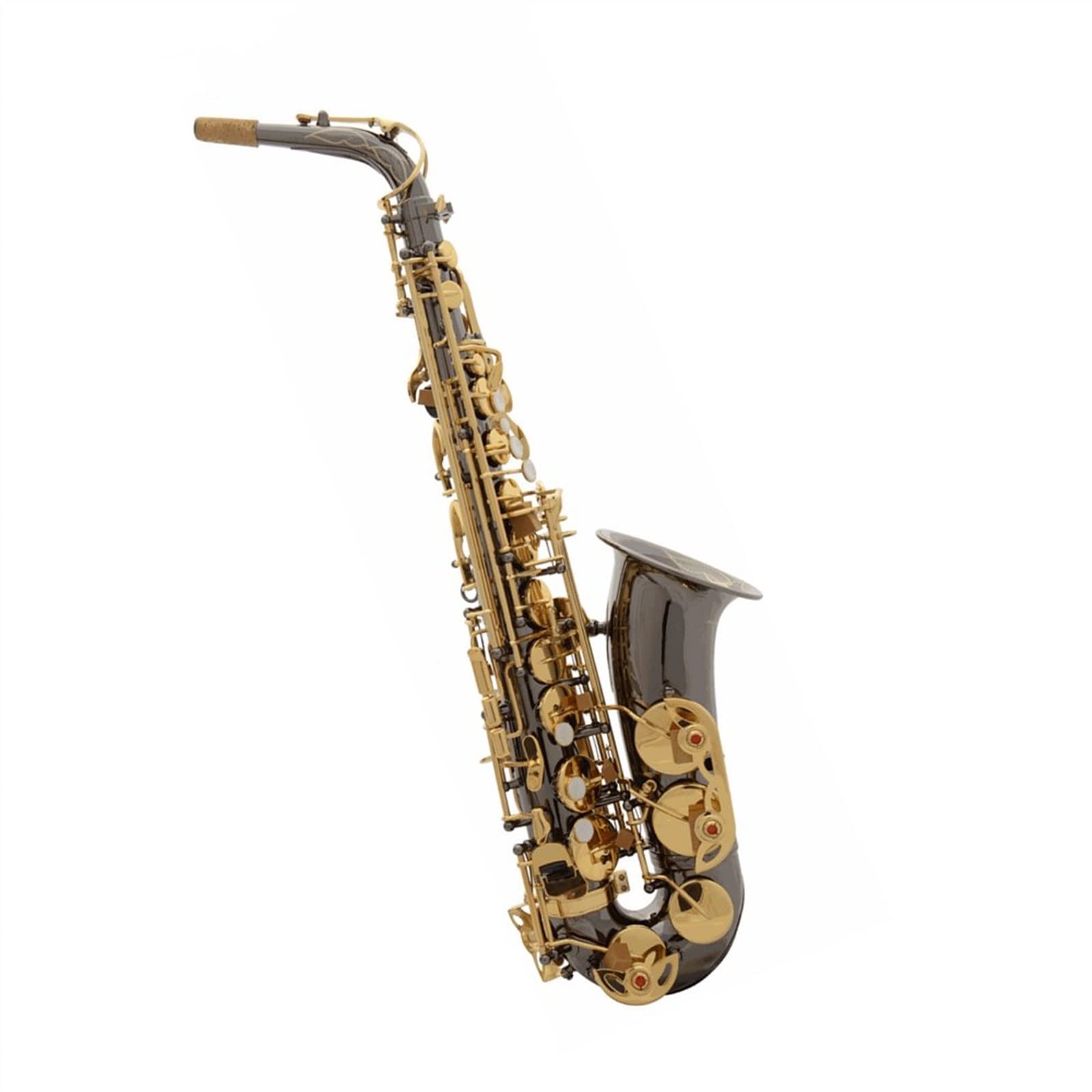 HCZKIUJY Saxophones Gold Key Tenor E-flat Saxophone Professional Saxophone With Saxophone Accessories