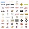 BulbaCraft 100Pcs Funny Retirement Stickers and Laptop Decals - Retirement Party Supplies, Gifts for Women & Men #2