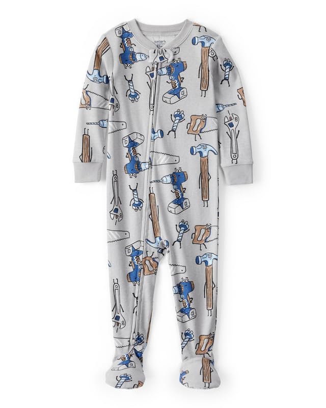 Baby Boy Firetruck Print Loose Fit Full Sleeve Sleep & Play Sleepsuit | Soft & Comfortable Toddler Sleepsuit | Cozy Nightwear-image-22