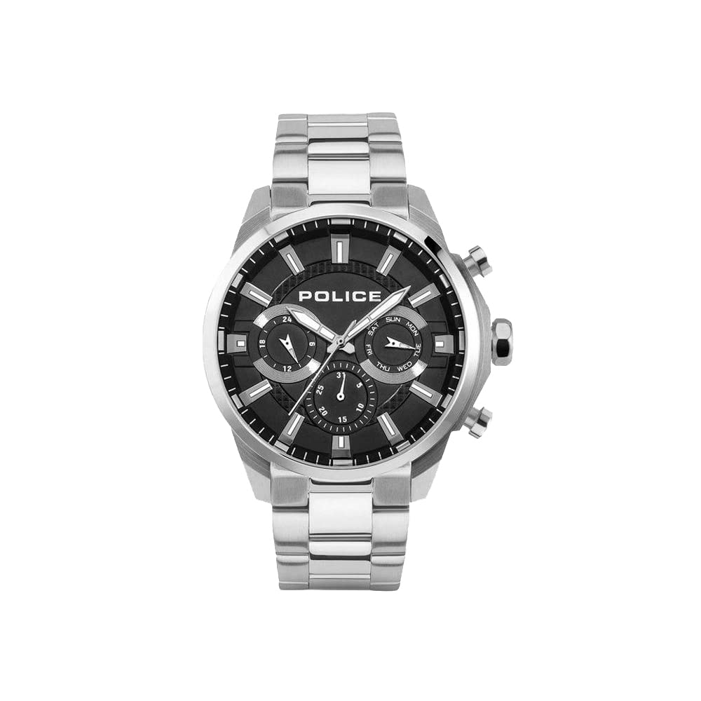 POLICE Mens Urban Rebel Black Dial Stainless Steel Analog Watch (B09XXSS63K) Amazon Price History, Amazon Price Tracker