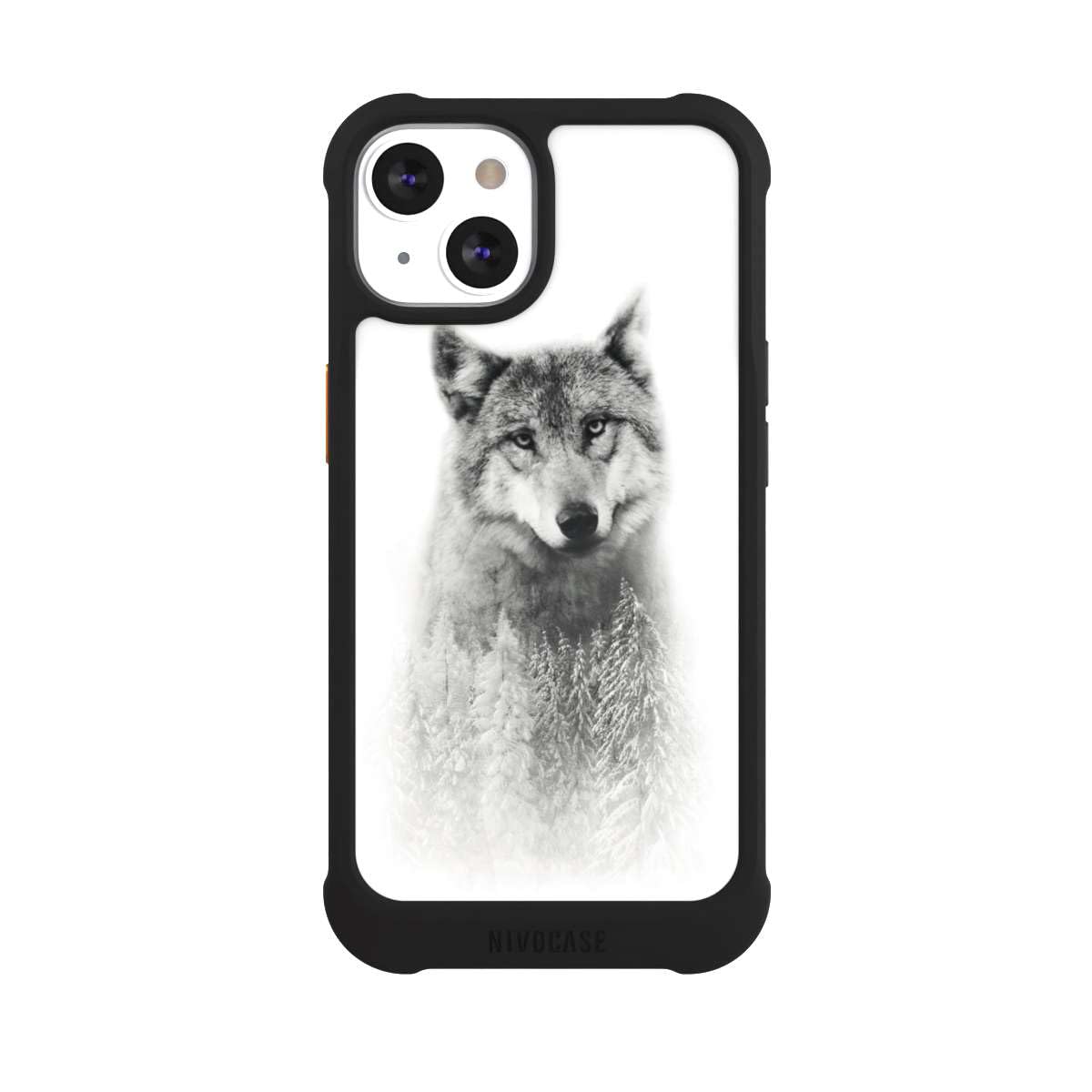 Custodia per Apple iPhone 13 Lupo Inverno Fotografia