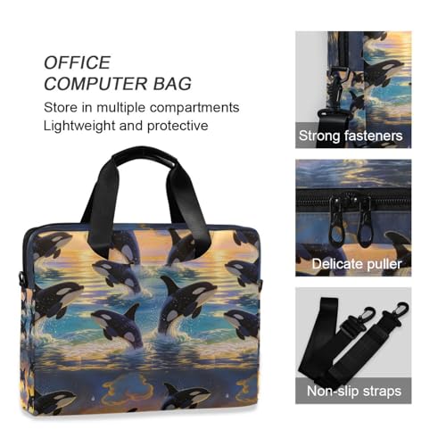 Bolsa para portátil de 15.6 pulgadas con correa y asa miniatura 6