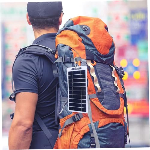 Panel solar para viajes al aire libre y acampadas con USB 6