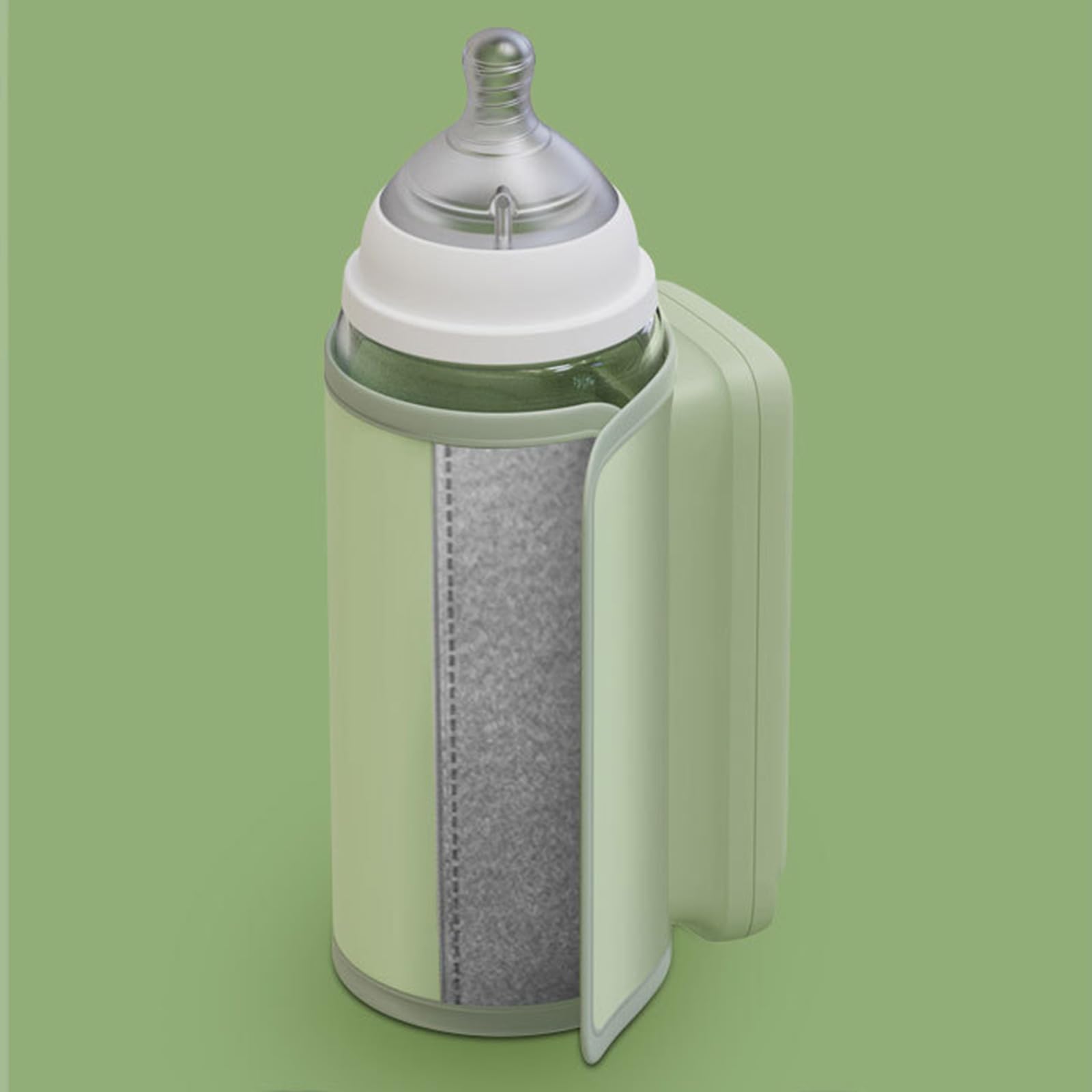 Générique Chauffe-biberon pour Lait de bébé, Chauffant pour biberon Portable USB, Chauffant pour Voiture, Chauffant pour Eau, Manchon Rechargeable USB pour Lait Maternel, Portable pour Voyage