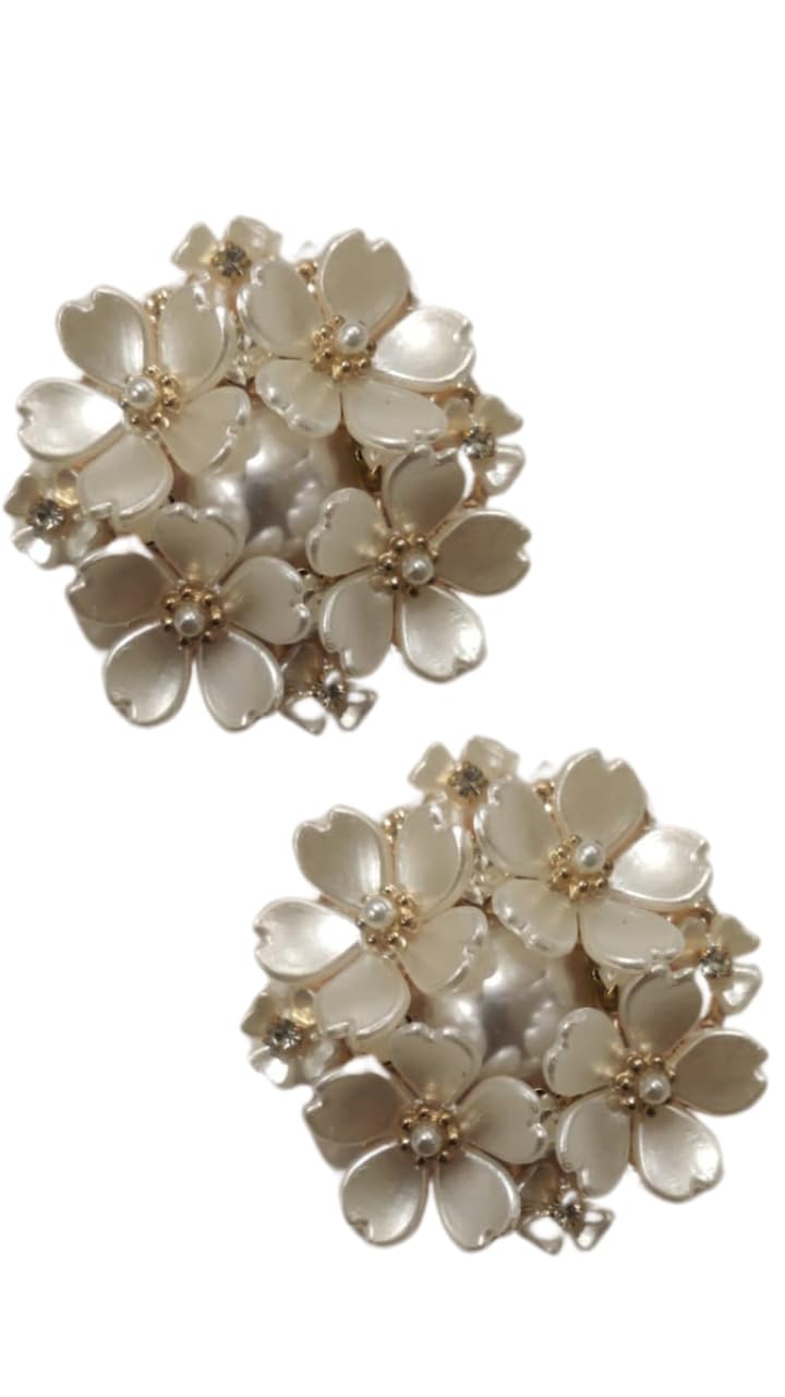 See full amazon price history chart for La Belleza Needle Pearl Flower Sweet Stud Earring For Women (White) La Belleza Needle Pearl Flower Sweet Stud Earring For Women (White) (B0CXJ8ZN5F) Amazon Price History, Amazon Price Tracker
