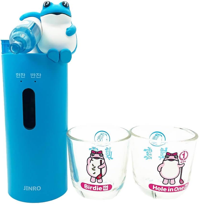 Automatic Jinro Soju Dispenser with Glasses