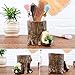 Lependor Cute Hedgehog Desk Pen Pencil Pot Holder Toothbrush Holder Resin Desktop Organizer Container Stationery Storage Office Desk Decoration Study Bookshelf Decor - Rest