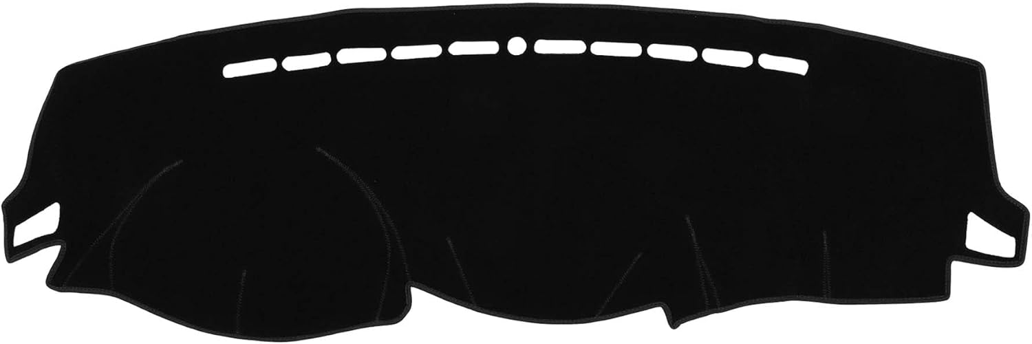 Dash Cover Compatible for Hyundai Elantra 2007-2010, Non-Slip Dash Cover Mat Polyester Black Front Dash Cover Mat