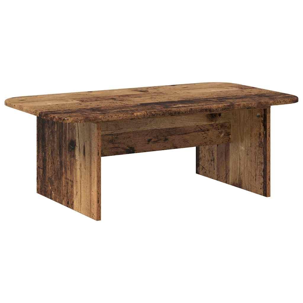 Table de salon style moderne 93x53x33 cm meuble de rangement intérieur en bois