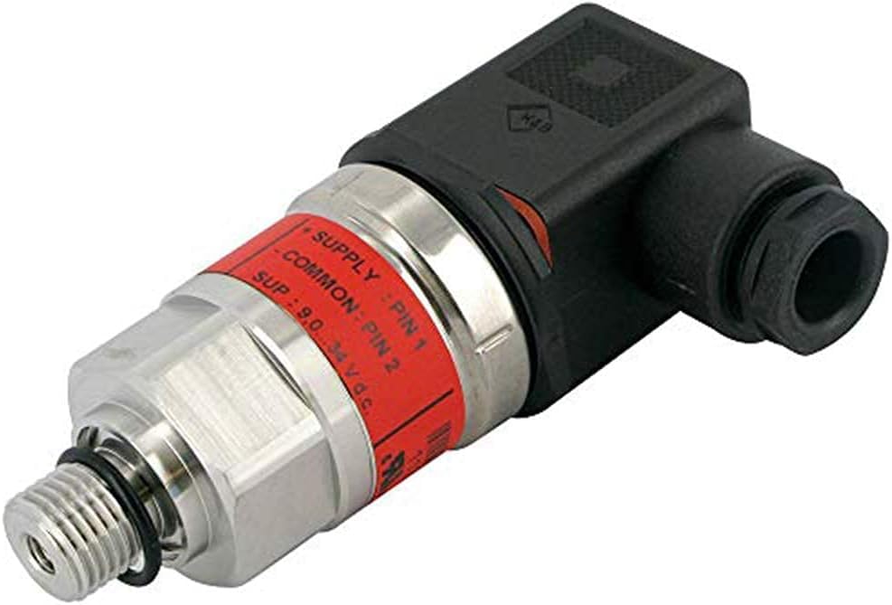 Heavy Duty Pressure Transmitter or Transducer (0 to 16 Bar) (0 to 232.0 psi) G ¼ Thread with 4-20mA for Hydraulic Applications | Industrial Pressure Transmitter | Model: MBS 3000