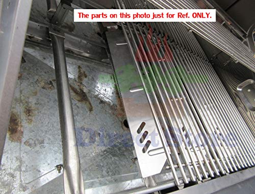 Direct Store Parts Kit Dg171 Replacement For Master Forge Sh3118B Gas Barbecue Grill Burners & Heat Plates (Stainless Steel Burner + Stainless Steel Heat Plate) #TOP3