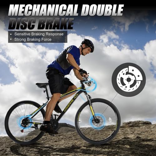 image for Ktaxon Mountain Bike 27.5 Inch Men & Women Mountain Bike 21-Speed Adul