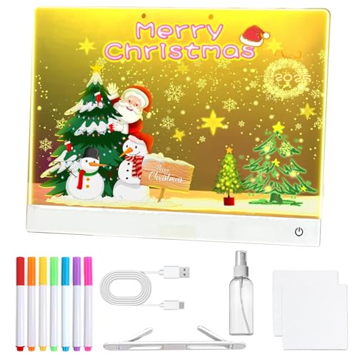 Tableau de dessin LED et tableau doodle neon avec support pour activites creatives