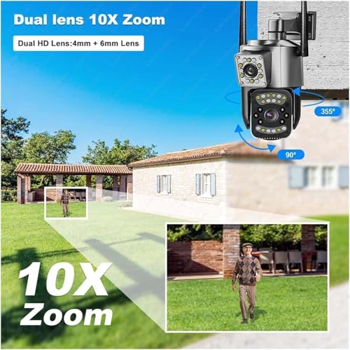 Image of TP PLUS 3MP WiFi Light Bulb Camera for Home Indoor | 360 View | Full HD | Color Night Vision (Dual Lens PTZ2)