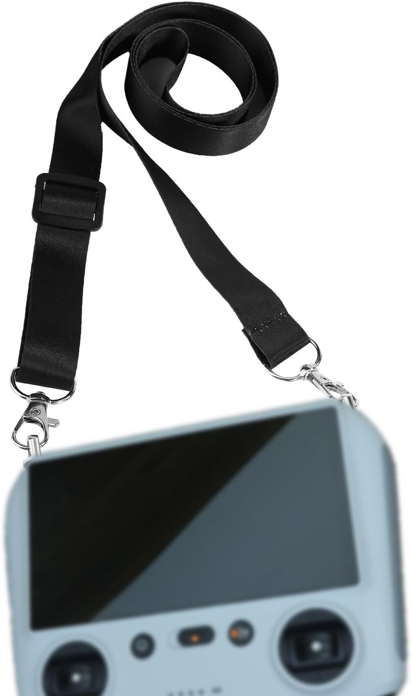 PEUTIER Controller Neck Strap, Adjustable Neck Strap Soft Sling Belt Lanyard Holder for DJI RC/RC 2/DJI Mini 4 Pro/Air 3/Mavic 3 pro/Mini 3/Mini 3 Pro Remote Controller Drone Accessories