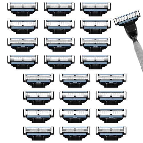 Cuchillas de Afeitar Compatible, Recambios Para Cuchillas De Afeitar Hombre, Recambios de Cuchillas Maquinillas de Afeitar, cuchillas recambio para maquinilla afeitar, para Uso Diario y Profesional