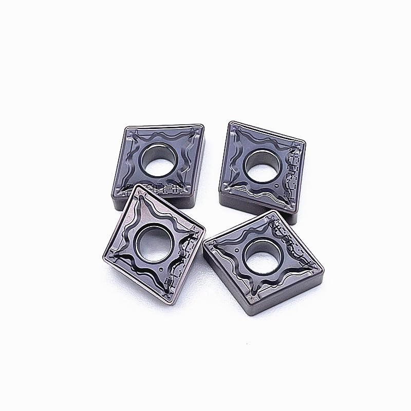 10 piezas CNMG120404 CNMG120408 Insertos de carburo para torneado miniatura 6