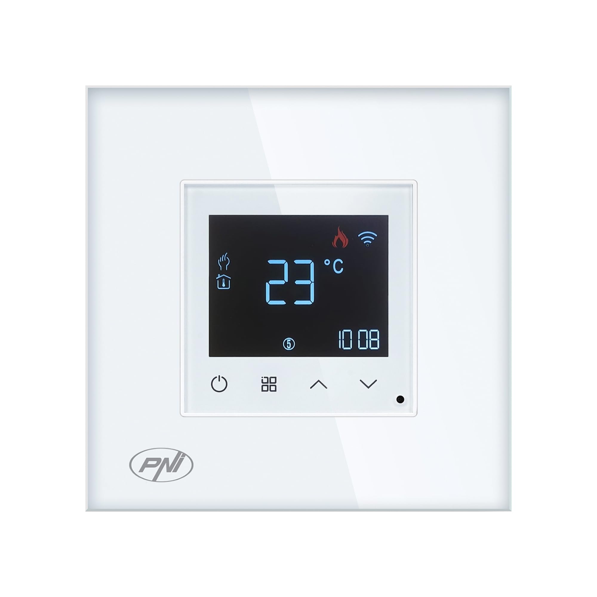 PNI Smart-Thermostat PNI CT26W WiFi für elektrische Fußbodenheizung oder Pumpengruppe, inklusive Bodensensor, Einbaumontage, Steuerung über die Tuya Smart-Anwendung, tägliche Programmierung, manueller/aut