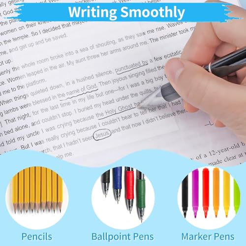 Image of UCRAVO 400 Sheets Transparent Sticky Notes Self Adhesive Clear Sticky Notes for Writing Marking,Annotating Waterproof Reusable Sticky Pads for Office School College Study Planner Journaling Book Tabs