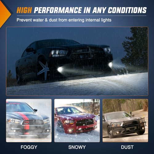 Image of Nilight Fog Lights Assembly for 2011 2012 2013 2014 Dodge Charger