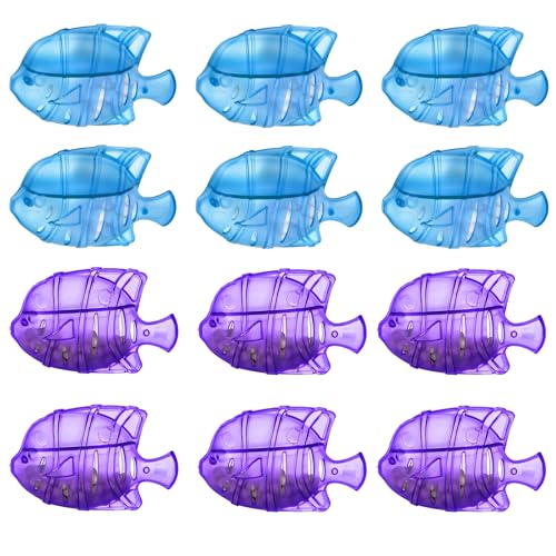 Nispira 12 Fish Universal Demineralization Cleaners for Protec Guardian Aquastick Humidifiers Ultrasonic Evaporative Dehumidifiers Hard Water Removes White Dust Odor