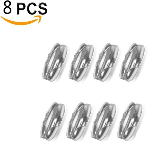 Miniatura 7 de Paquete de 4 extensores de cadena para ventilador de techo, cada cadena tiene una longitud de 39 pulgadas (3.3 ft) con 8 conectores, bola de cuentas