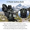 Baby Carrier Backpack with Foldable Frame, Toddler Hiking Backpack with Adjustable Comfort Seat, Sun & Rain Canopy, Ergonomic Straps, Supportive Waist Belt, Large Storage Capacity for Outdoor #1