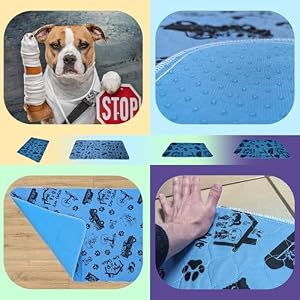 Pee Pad 23.6 x 47.2 Inches - Reusable Waterproof Absorbent Non-Slip - for Dog, Rabbit, Guinea Pigs, Cat - Under The Bowl - Potty Training - Under Litter Box - Cage Bottom Pee Pad 23.6 x 47.2 Inches – Reusable Waterproof Absorbent Non-Slip – for Dog, Rabbit, Guinea Pigs, Cat – Under The Bowl – Potty Training – Under Litter Box – Cage Bottom