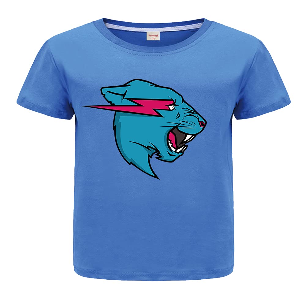 ForlcoolMr Beast Merch Boys Girls TShirt Summer 100% Cotton Top tees