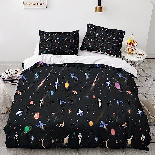 Housse de couette anti-pli fermeture éclair finie la couette qui glisse - 3