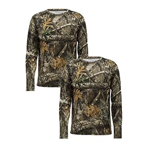 Realtree Men’s 2 Pack Long Sleeve Performance Tees