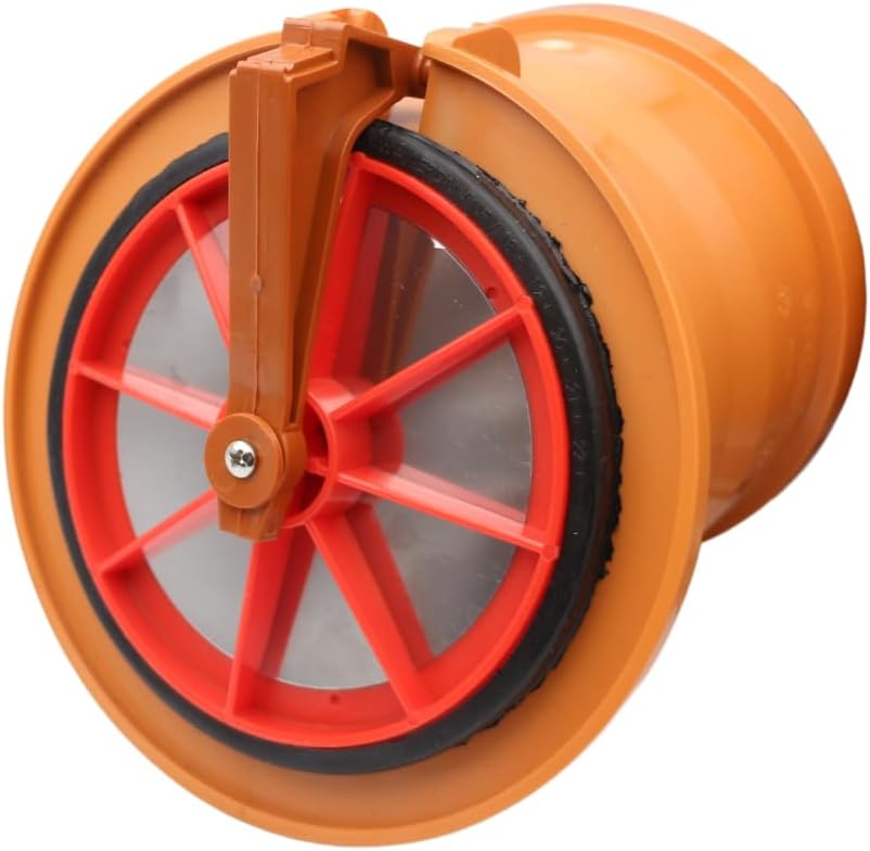 MD Technic Pijpklep Froschklep met roestvrijstalen deksel voor HT-/ KG-buizen DN110 / DN160 / DN200 (160
