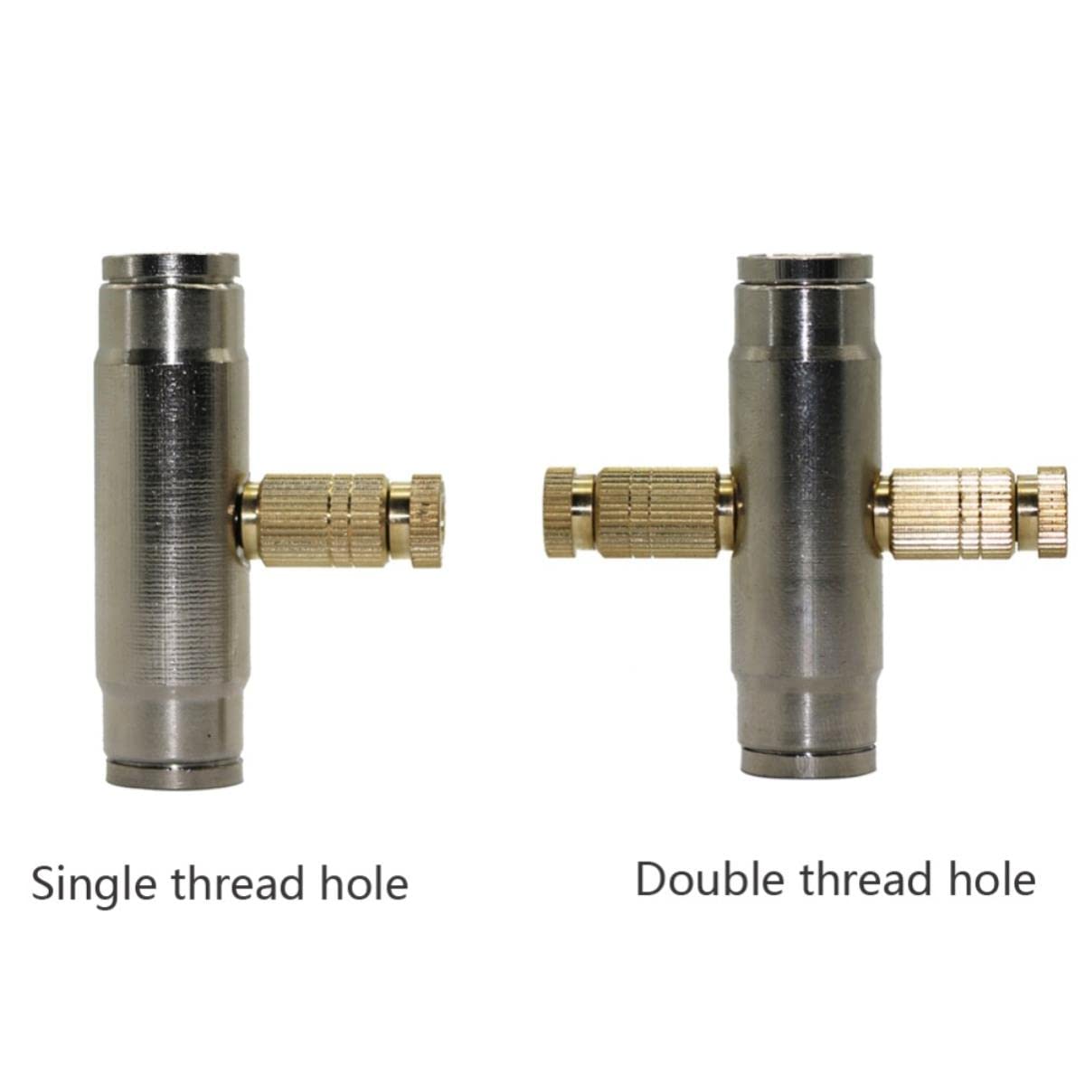 Acoplamiento rápido de Alta presión 3/8" Conector Slip Lock para 3/16" Cabezal de pulverización de Rosca Boquilla de atomización de enfriamiento agrícola 10 piezas-3/8 '', Conector de