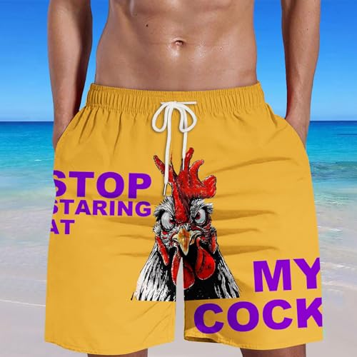 Mens Funny Hawaiian Pleated Tropical Straight Leg Loose Fit Trousers Pants Shorts for Man Beach Summer Fall 20252