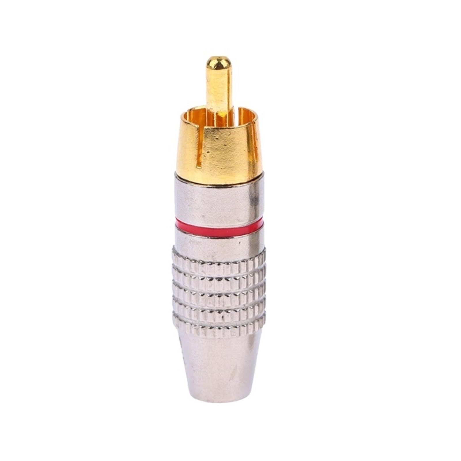 Pozłacana Wtyczka Bez Lutowania - Blokowane Złącze Audio-wideo Do Głośników, Amplitunerów I Systemów AV(Red,40 PCS)
